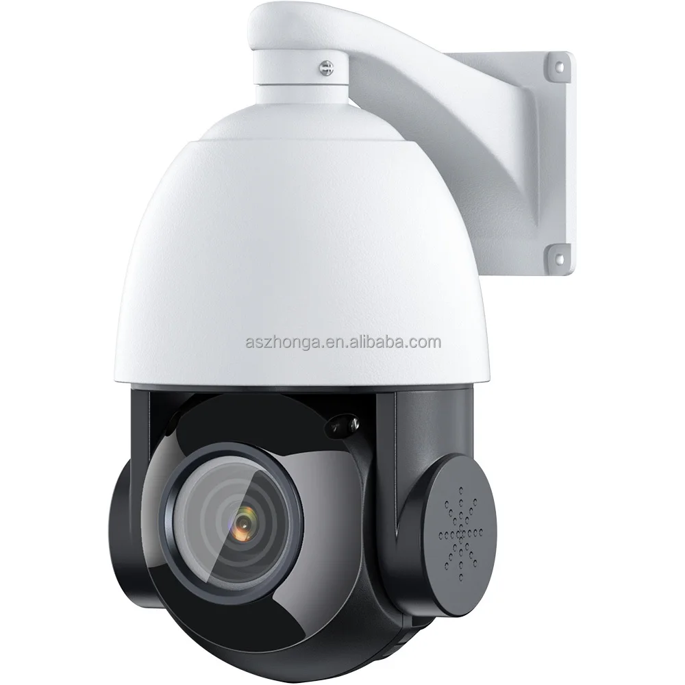 4K 5MP POE Security IP Camera Outdoor HD 18X Optical Zoom PTZ CCTV Surveillance Cam Night Vision H.265 360 Degree Rotation