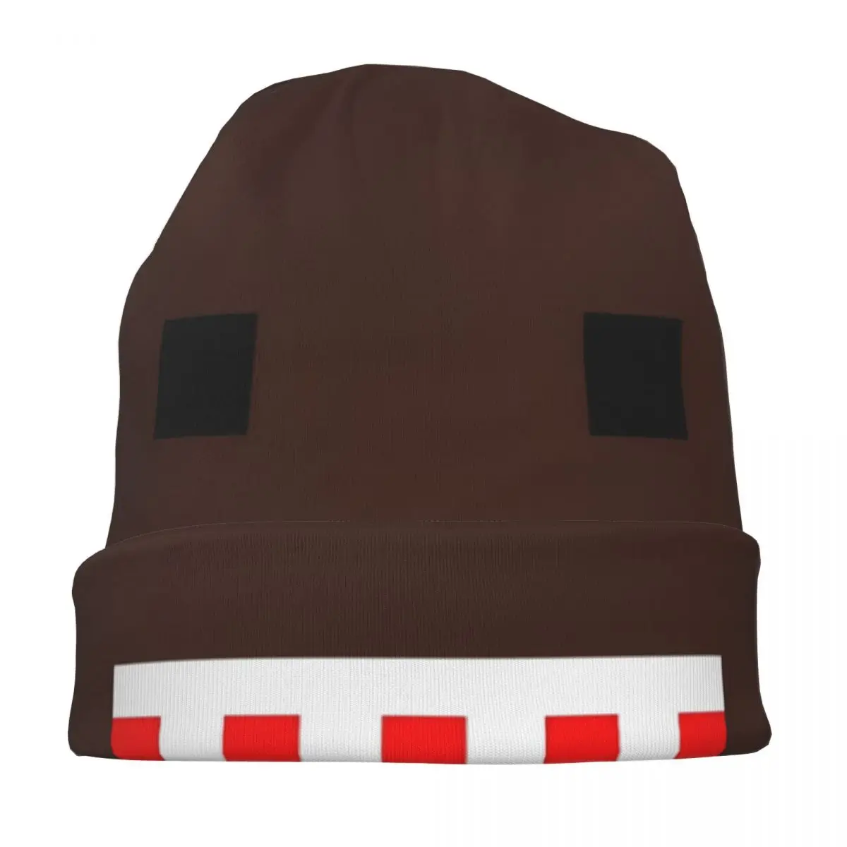 PIXEL Domo Kun Doll Face Skullies Beanies Hats Cool Unisex Outdoor Caps Warm Thermal Elastic Bonnet Knitted Hat