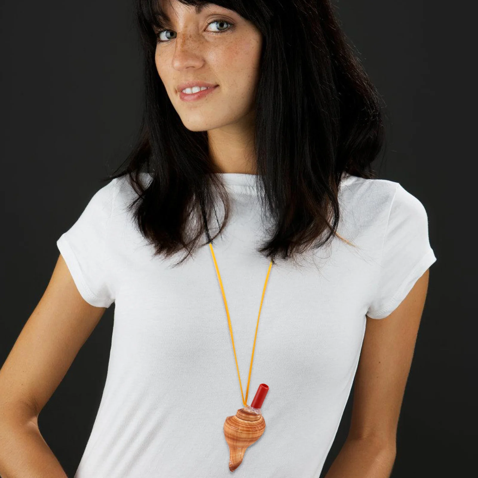 5 Stück natürliche Muschelpfeife, tragbare muschelförmige Pfeife mit kraftvollem Klang für Abenteuer-Partygeschenke, Dekoration