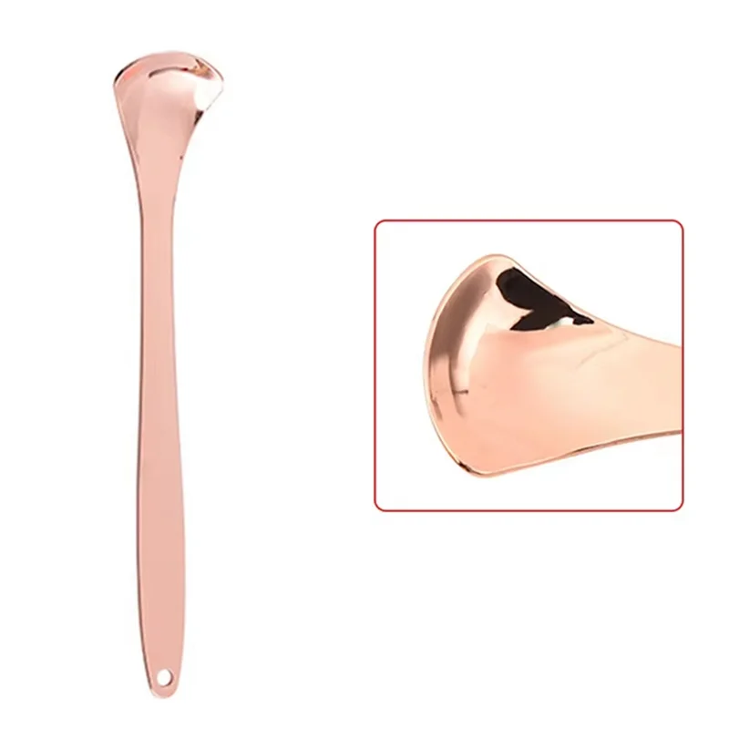 ABKR-Stainless Steel Tongue Scraper Cleaner Travel Portable Case Breath Cleaner Oral Scraper Cleaning Tool