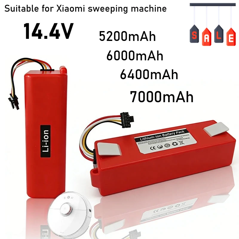 

Suitable for Xiaomi Roborock sweeper replacement battery 2026 Original BRR-4S2P-5200S S55 S60 S65 S50 S51 S5 MAXS6 Parts