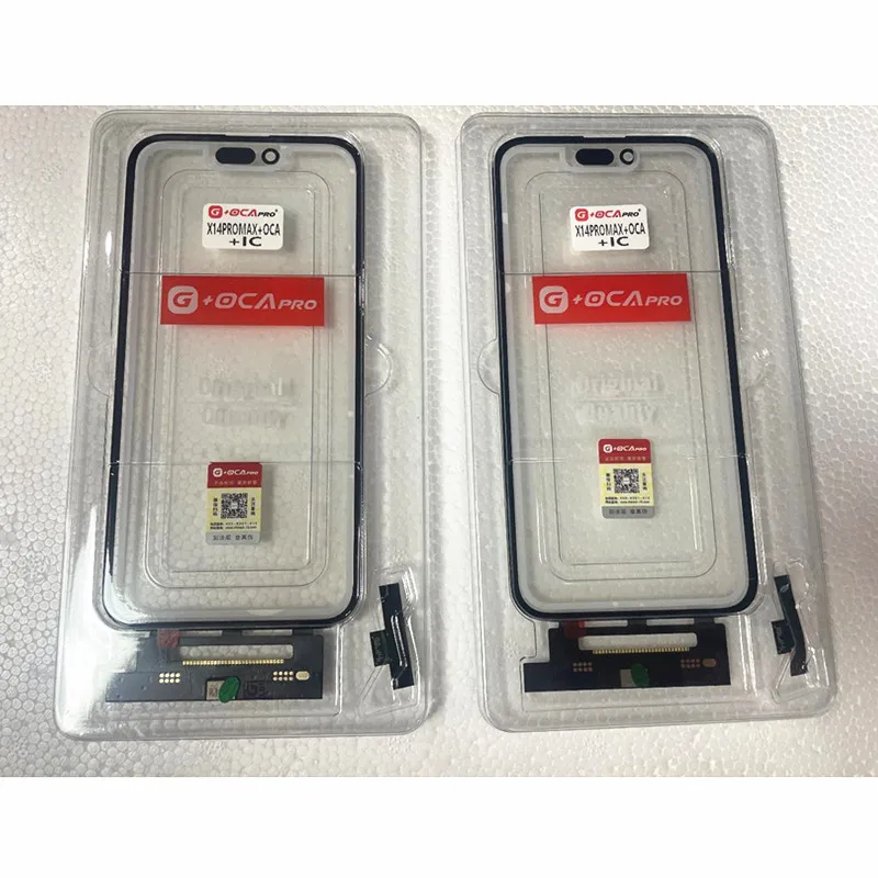 

G+OCA Pro No IC Touch With OCA Film 12ProMax-13/14/15 Pro Max 14/15 Plus Need Soldering Tag-on Touchscreen Replacement Repair
