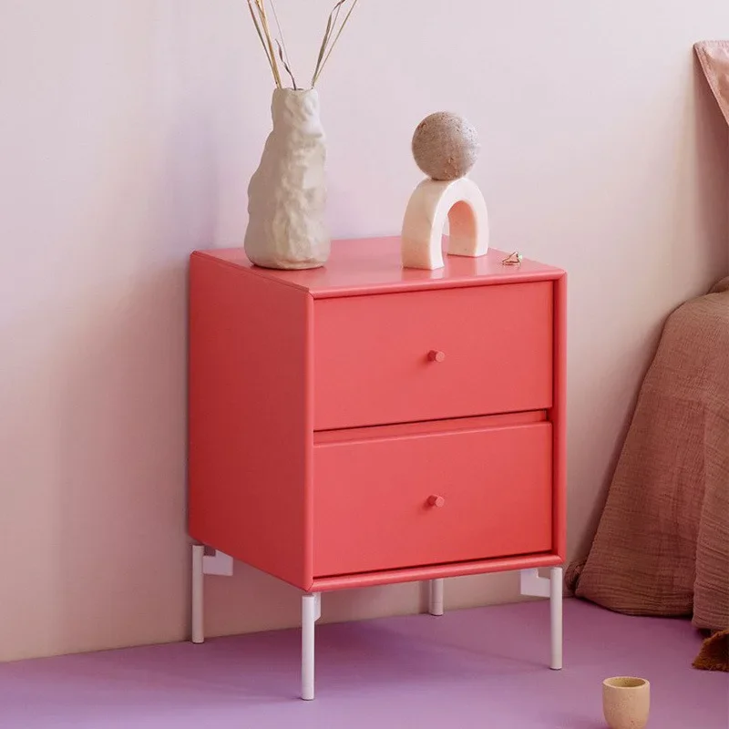 Nordic minimalist Montana bedside tables, multi-coloured cabinets, bedroom side units, bedside tables, storage cabinets