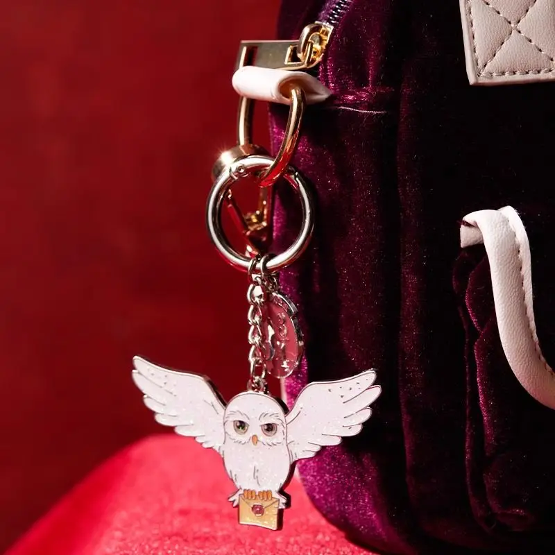 MINISO Harry Potter série Hedwig pendentifs porte-clés anime mignon sac ornement poupée jouets Halloween cadeaux d'anniversaire pour enfants