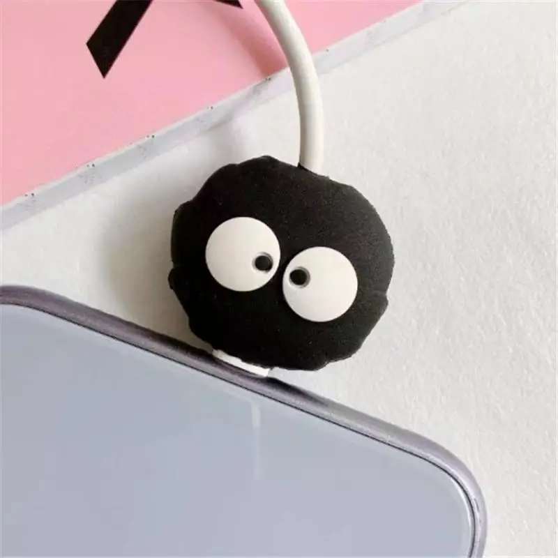 Snack Kawaii Cute Cartoon Cable Protector Bite Organizer Food USB Charging Earphone Cable Buddy Cellphone Decor Wire