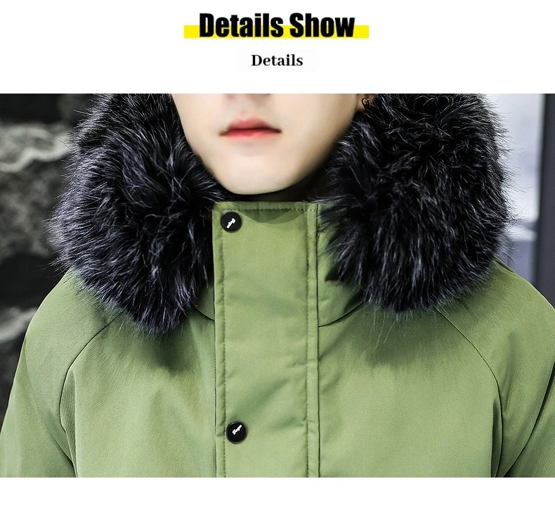 Winter New Style with Plush and Thickened Hooded Cotton Jacket for Men Providing Cold Insulation Warmth and Casual Loose Fit