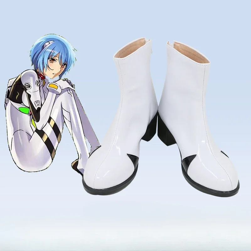 

Обувь для косплея в стиле аниме Ayanami Rei Ayanami Rei, ботинки для Хэллоуина, аксессуары для вечеринок на заказ