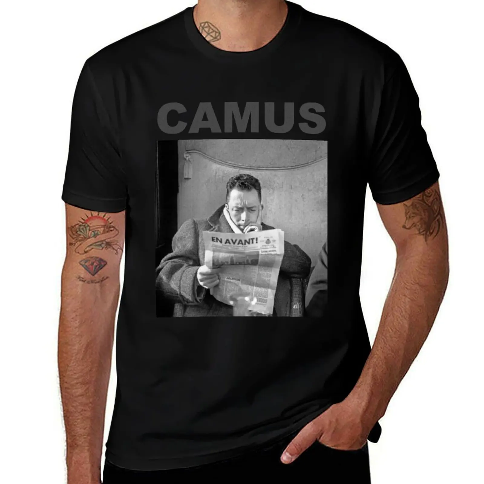 Albert Camus T Shirt T-Shirt Outdoor Activity Sports T-Shirt