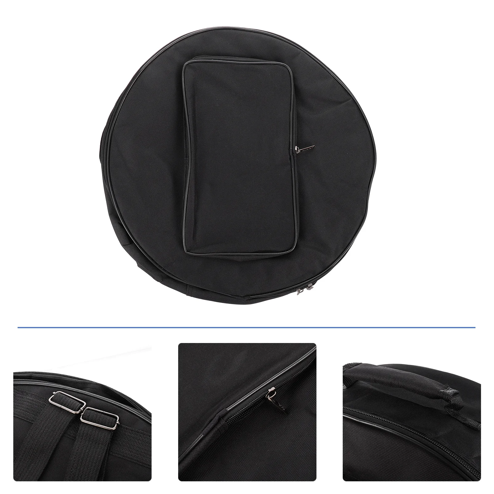 

13 -14 Snare Drum Padded Gig Bag Accessory Backpack Case Carrier Marching Storage