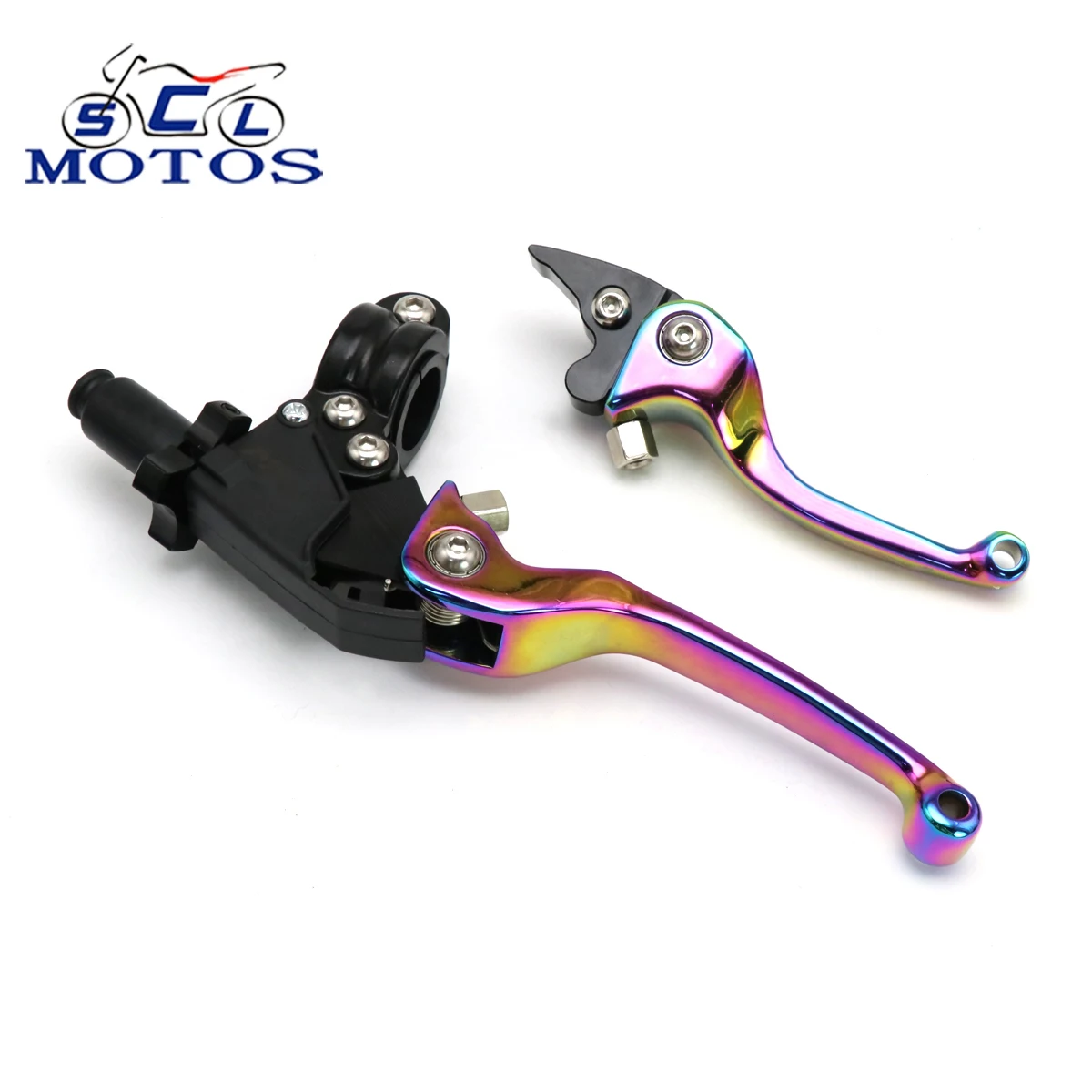 

Sclmotos CNC Aluminum Colorful Clutch Brake Handle Lever Set Motorcycle Modified Clutch Brake Handle For Honda For Kawasak