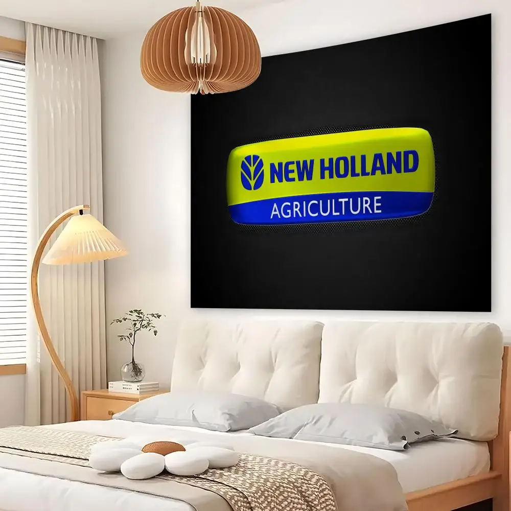 NEW H-HOLLAND Tapestry Custom Living Bedroom Party Dormitory Interior Wall Bohemian Decoration Attached Clip