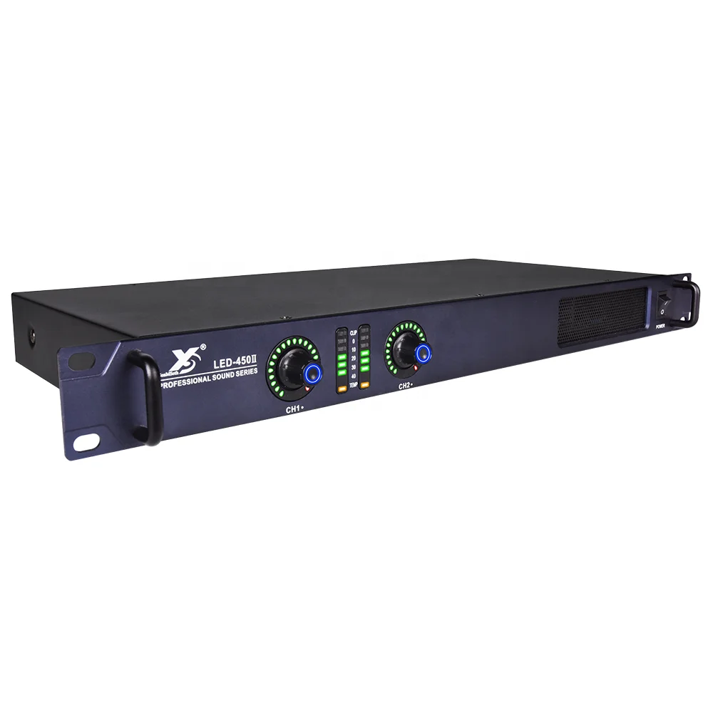 1U Digital 2 Channels 450W Digital Sound Audio Home Amplifier Class d Power Amplifier Professional