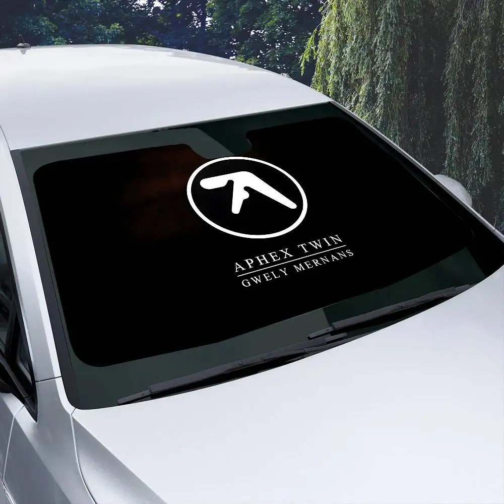 

Classic Singer A-Aphex T-Twin Car Sun Shade Front Window Sunshade For Most Sedans SUV Blocks Max Uv Rays Keep Your Vehicle Cool