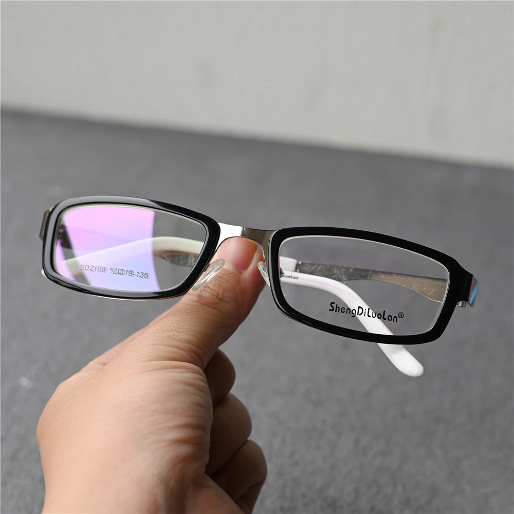 Cubojue Reading Glasses Men Women Fashion Eyeglasses Frame Male Anti Blue Reflection Spectacles for Prescription Black Blue Red