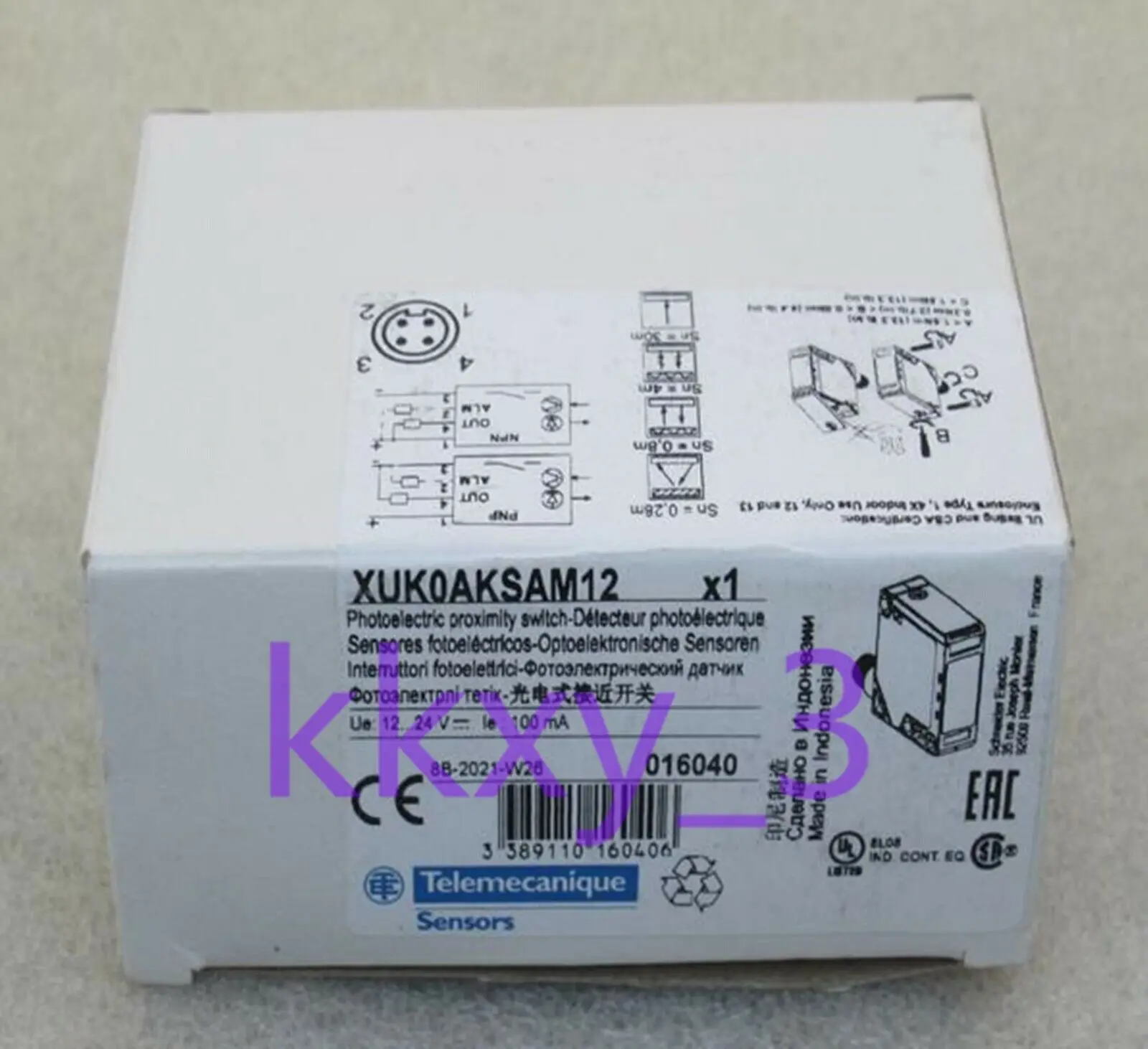 1 PCS NEW IN BOX Telemecanique sensor XUK0AKSAM12