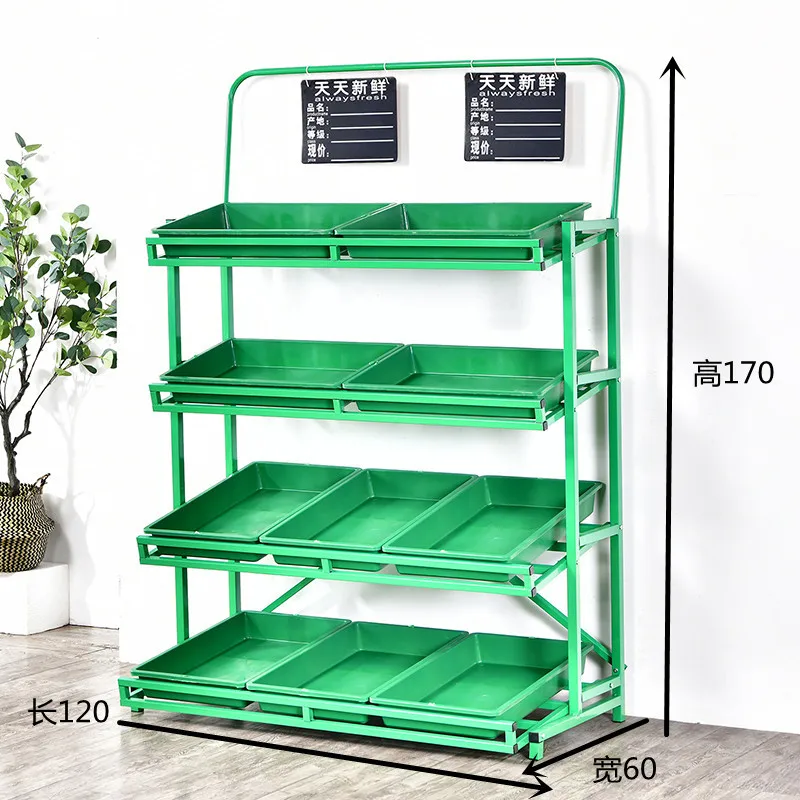 Supermarket fruit rack vegetable  multi-function display rack fruit and vegetable  fruit store convenience store storage