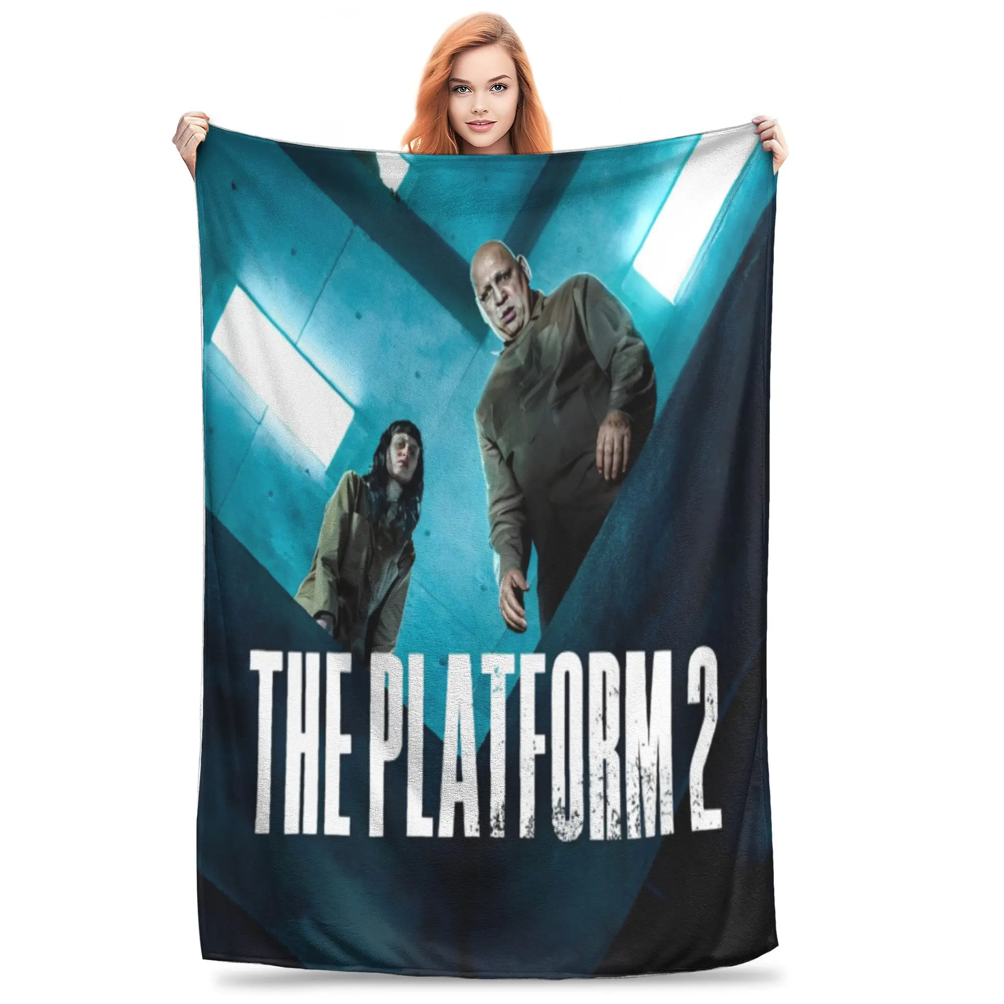 

Одеяла The Platform 2 из фильма Merch, супермягкое Флисовое одеяло, удобное постельное белье