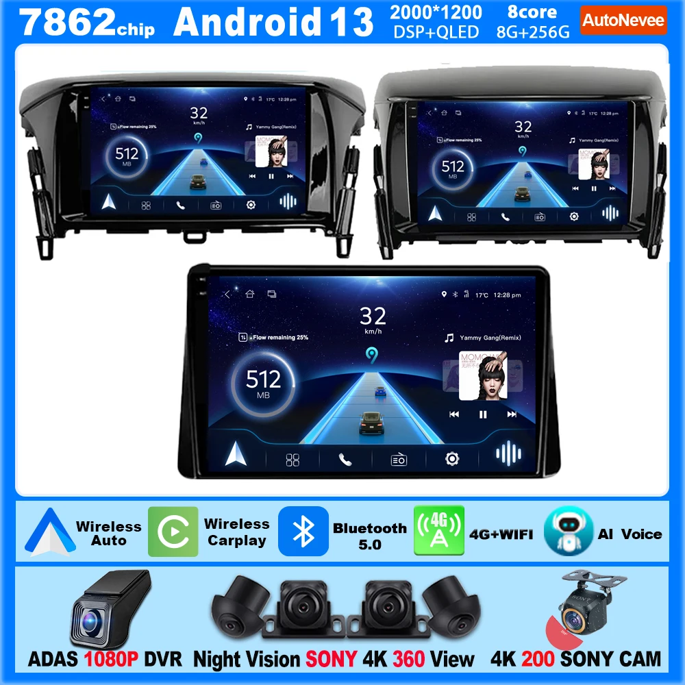 

Android Auto Carplay For MITSUBISHI ECLIPSE CROSS 2018 2019 Car Radio Multimedia Video Player Navigation Wifi 4G Touch Display