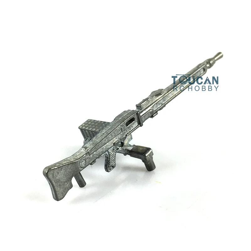 In Stock 1/16 Heng Long RC Tank 3889 Metal Machine Gun Model Parts DIY TOUCAN Leopard2A6 For Toucan RC Hobby Toy Army Car