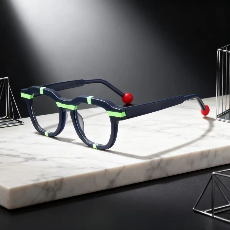 

Retro literary board glasses frame niche comfortable board glasses frame men and women versatile color combination high quality