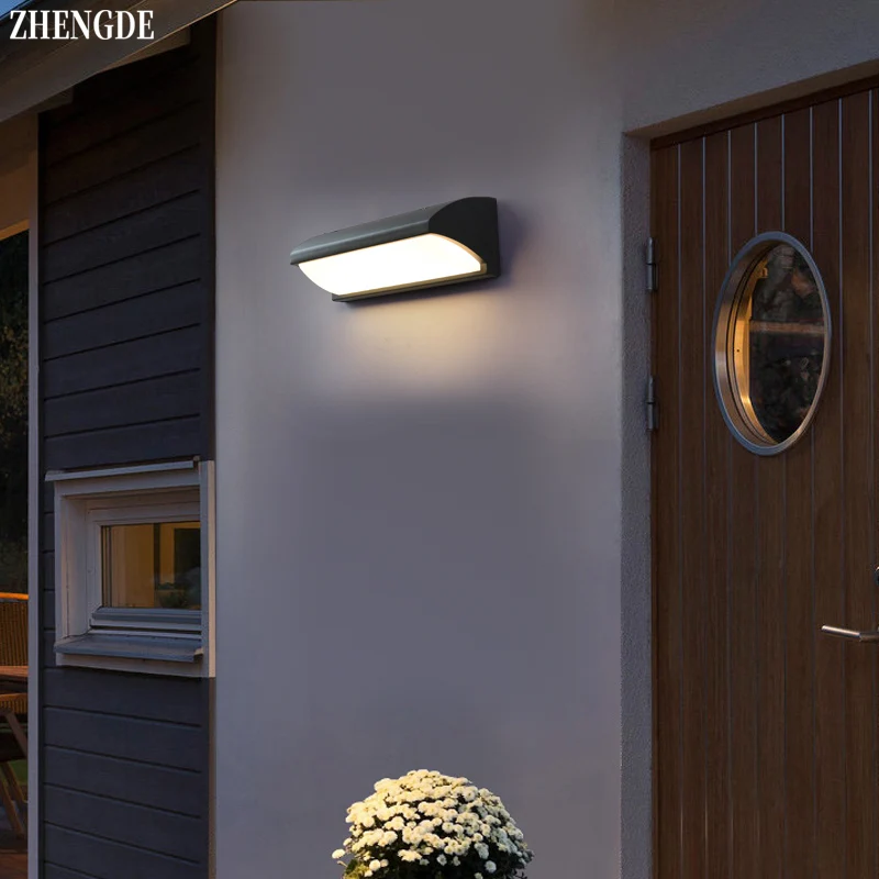 

LED Outdoor Wall Light Waterproof IP65 Motion Sensor Outdoor Lighting Porch Light Balcony Garden Light AC85-265V