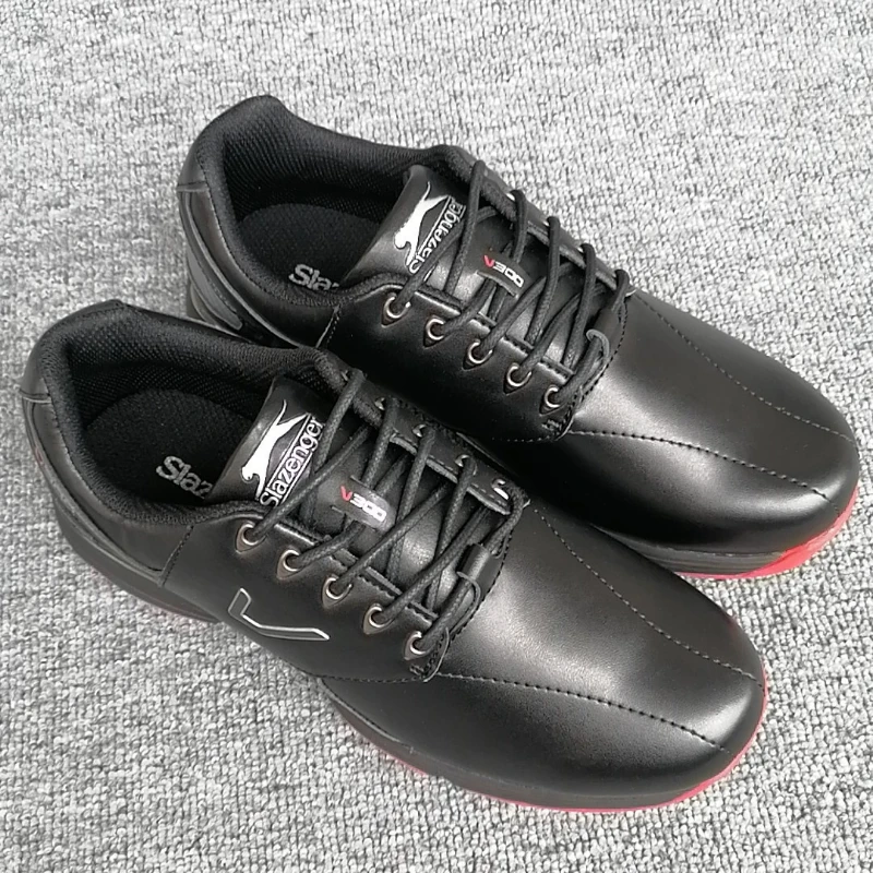 Professional Golf Shoes for Men Big Size Gym Sneakers Mens Anti Slip Athletic Men Shoes Black Leather Golf Training Man