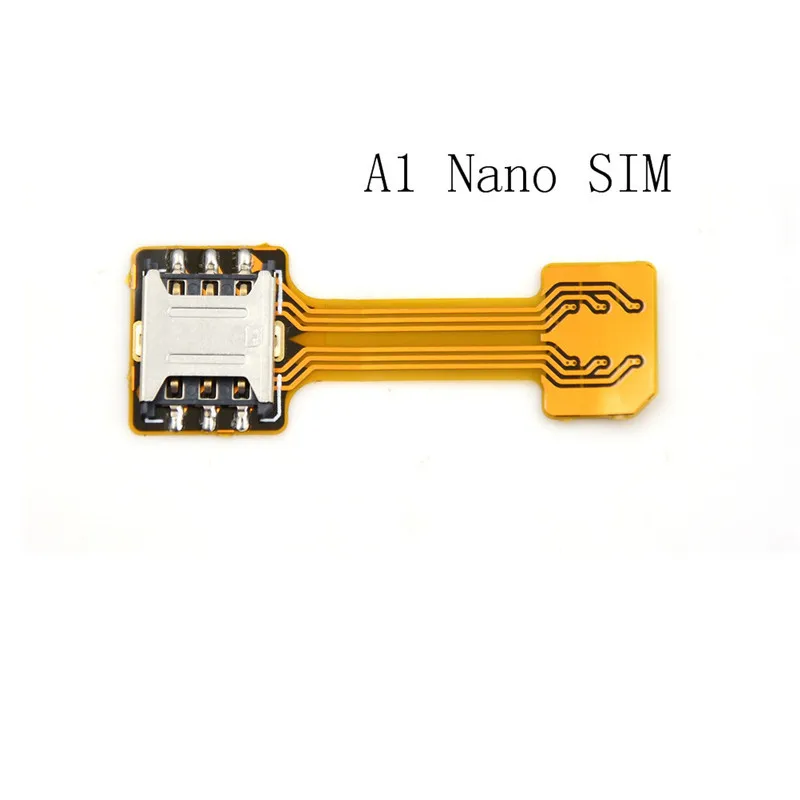 Dual Nano Card Flex Kabel 2 in 1 Micro SD TF SIM Card Slot Adapter Ribbon Extender für Android Phone Repair Tool