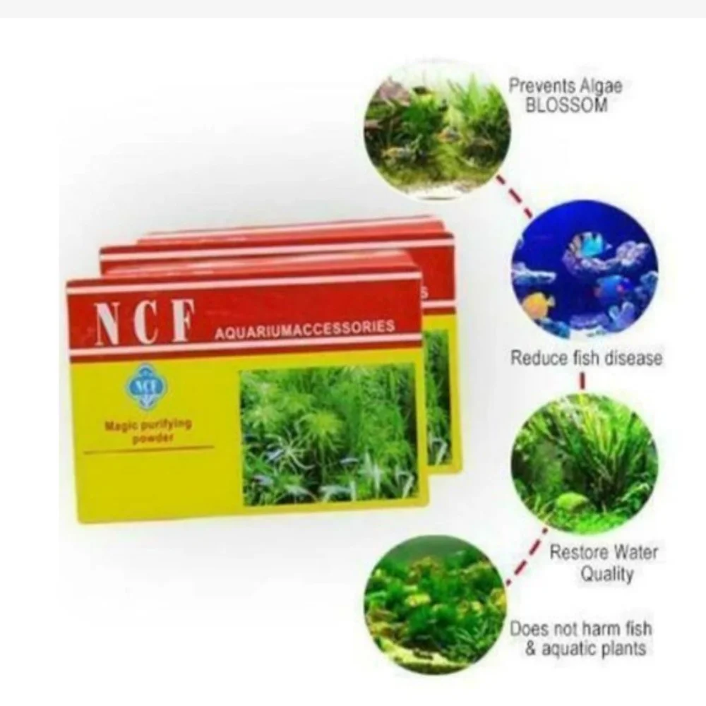Fast Aquarium Water Purifying Powder Eco-aquarium Freshwater Water Cleaning Saltwater Clarifier