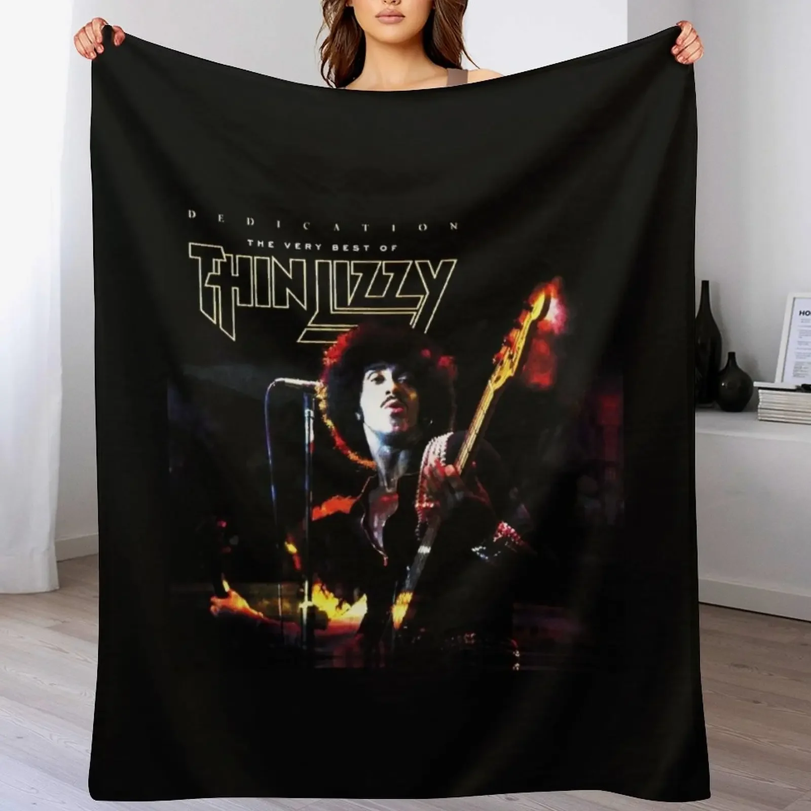 

Best Seller - Thin Lizzy Merchandise Essential Throw Blanket Travel Thin Blankets For Baby Furry Blankets