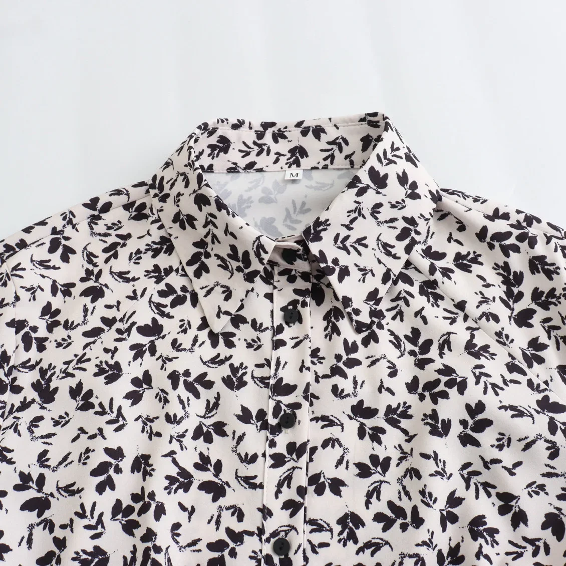 Outono feminino com decote em v mini vestido impresso manga longa lanterna elegante senhora midi robe floral impressão maxi vestido feminino camada de base saia