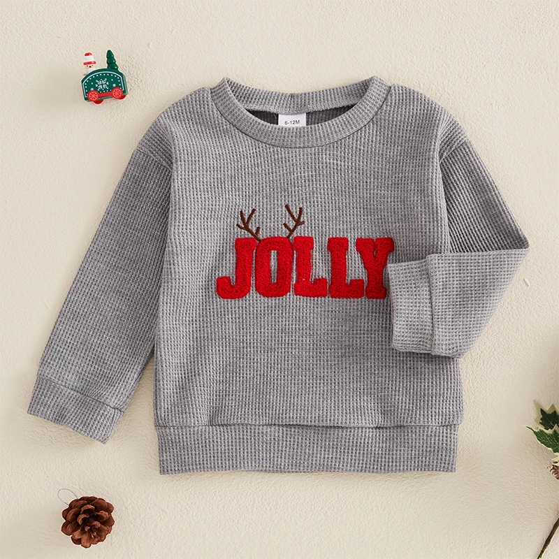 Toddler Baby Girl Boy Christmas Outfit Christmas Cookie Tester Sweatshirt Long Sleeve Pullover Fall Winter Clothes image 4