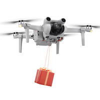 For DJI Mini 3 Pro Payload Delivery Thrower with Remote Control&Landing Gear Air Dropper Device for Fishing and Casting Farther