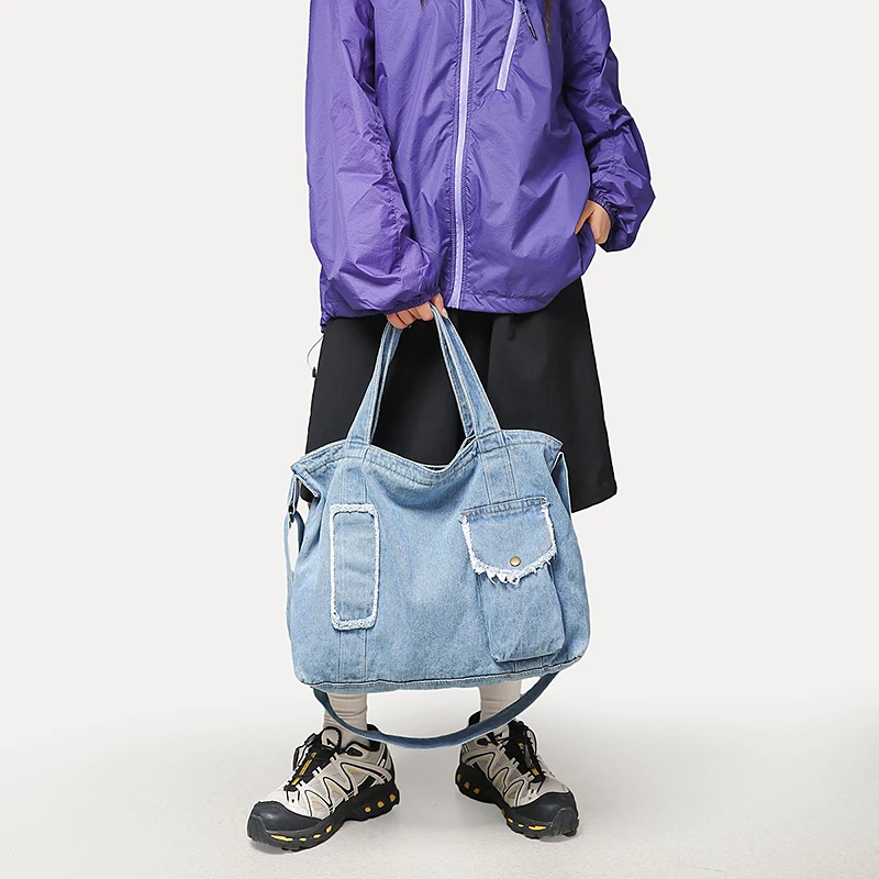 Women's Shoulder Bag Denim Tote bag Large Crossbody Bags for Women 2026 Fashion Female College Students School bags Handbags sac