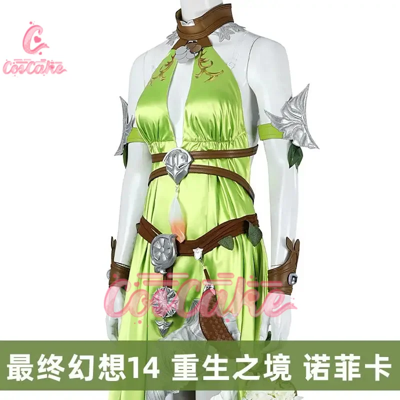 Coscake Final Fantasy XIV:A Realm Reborn Nophica Cosplay Costume Dress Uniform Hallowen Carnival Part Play Role Clothing