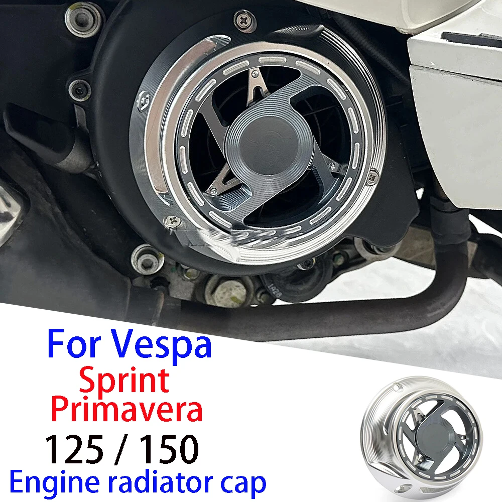 

For Vespa Sprint Primavera 150 125 2014-2022 2021 2020 2019 2018 2017 Motorcycle Engine Cover Protector Radiator Guard Fan Shell