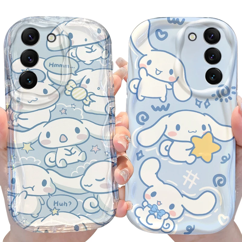 Cinnamoroll Wave Case for Samsung Galaxy S25 S24 S23 S22 S21 Ultra Plus S20 FE A73 A72 A71 A55 A54 5G A53 A52 A51 4G Back Cover - náhled 6