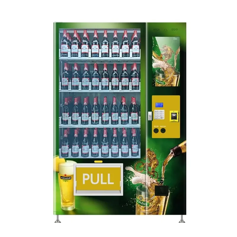

Customizable Age Verification Beer Vending Machine Mini Combination Vendor Vending Machine for Bottle Beer
