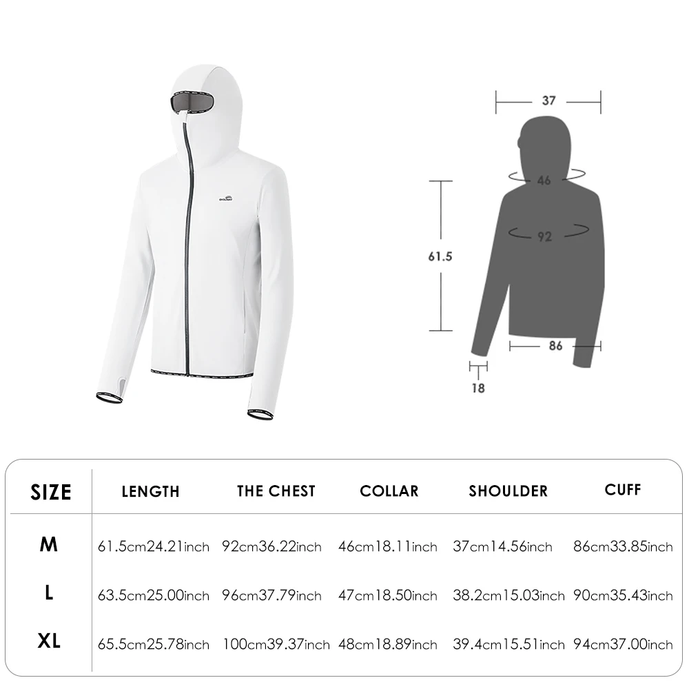 Ohtunny新しい夏の日焼け止め日焼け止めフード付きコートバラクラバフルフェイスカバーアウトドアスポーツビーチアンチuvクーリングコート