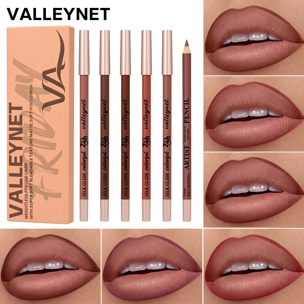 Lipmake-upset voor dames voor Thanksgiving en kerstcadeaus, ultrafijne houten lipliner, fluweel mat, waterdicht en gemakkelijk te kleuren