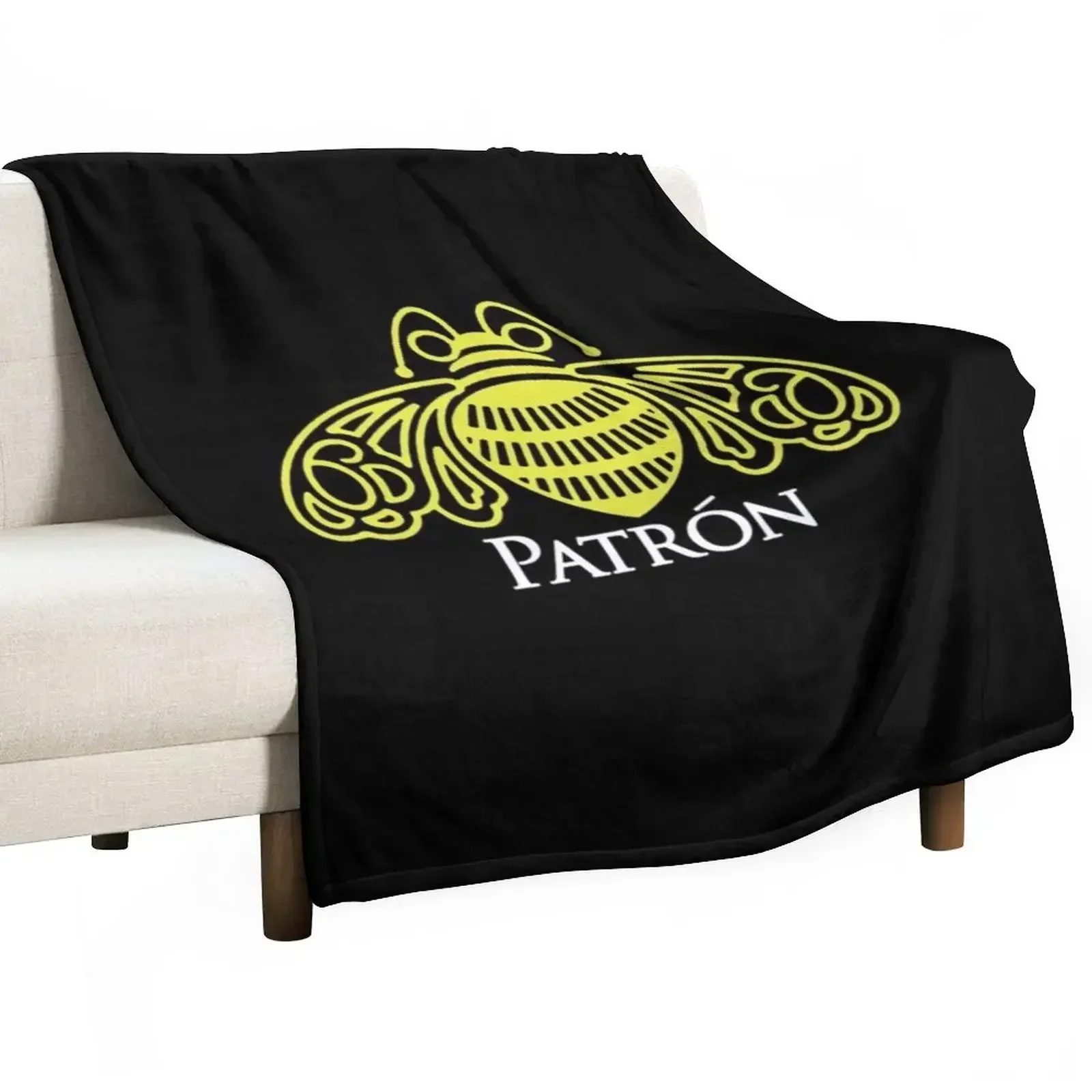 

Patron Tequila Logo Classic Gift For Men and Women Throw Blanket Bed Fashionable Moving Flannel Fabric Blankets