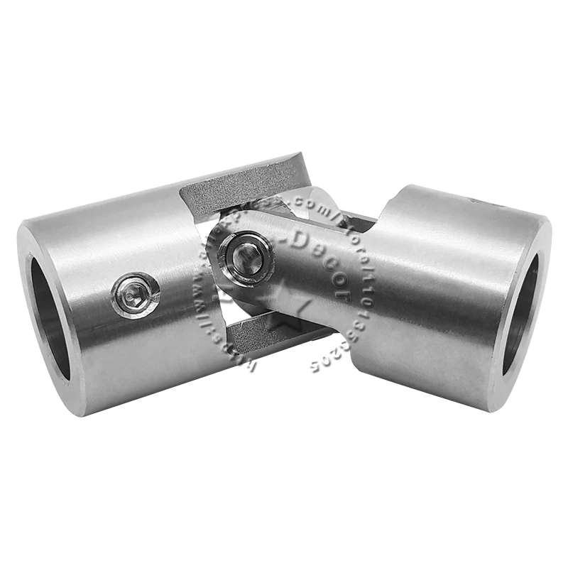 304 Stainless Steel Cross Universal Joint Coupling 6mm-22mm Hole Metal Cardan Joint Shaft Motor Connector Gimbal Coupler