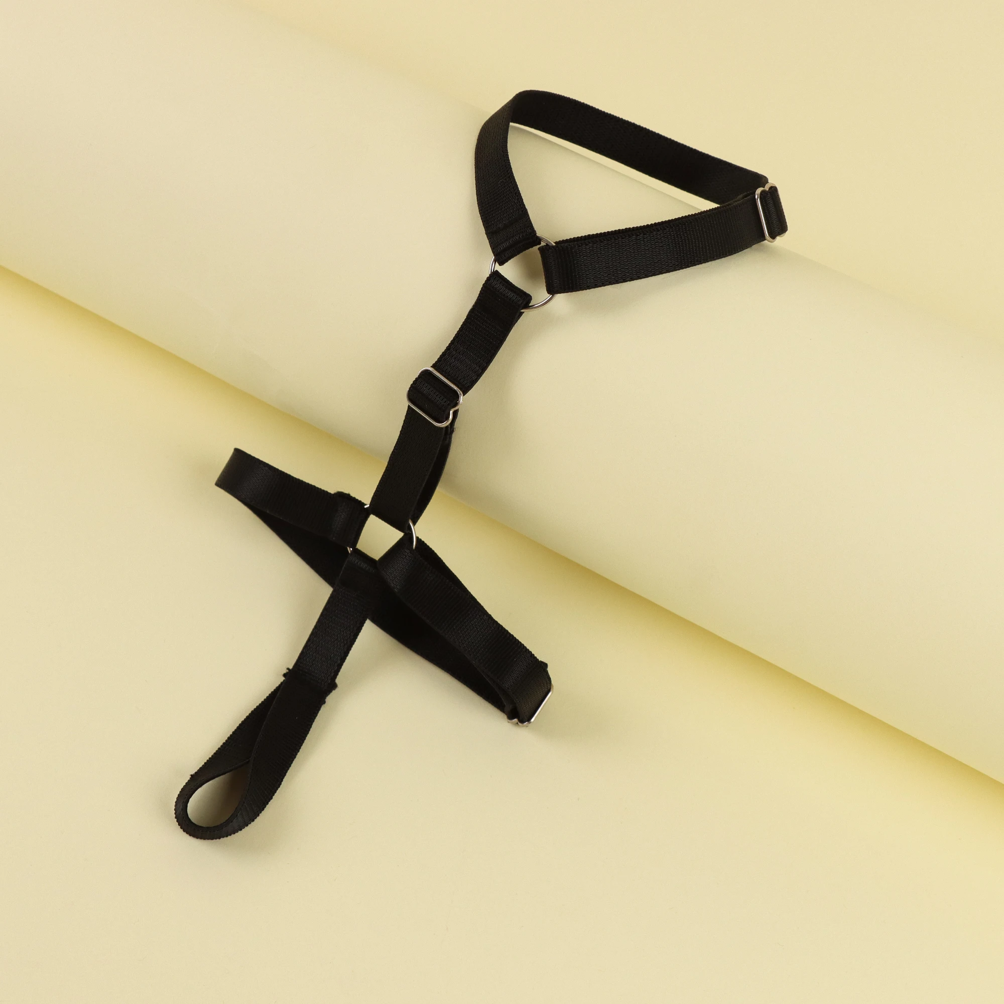 2PCS Sexy Black Elastic Bandage Anklet Foot Harness Lingerie Sensual Foot Fetish Accessory with Elastic and Adjustable Straps image 4