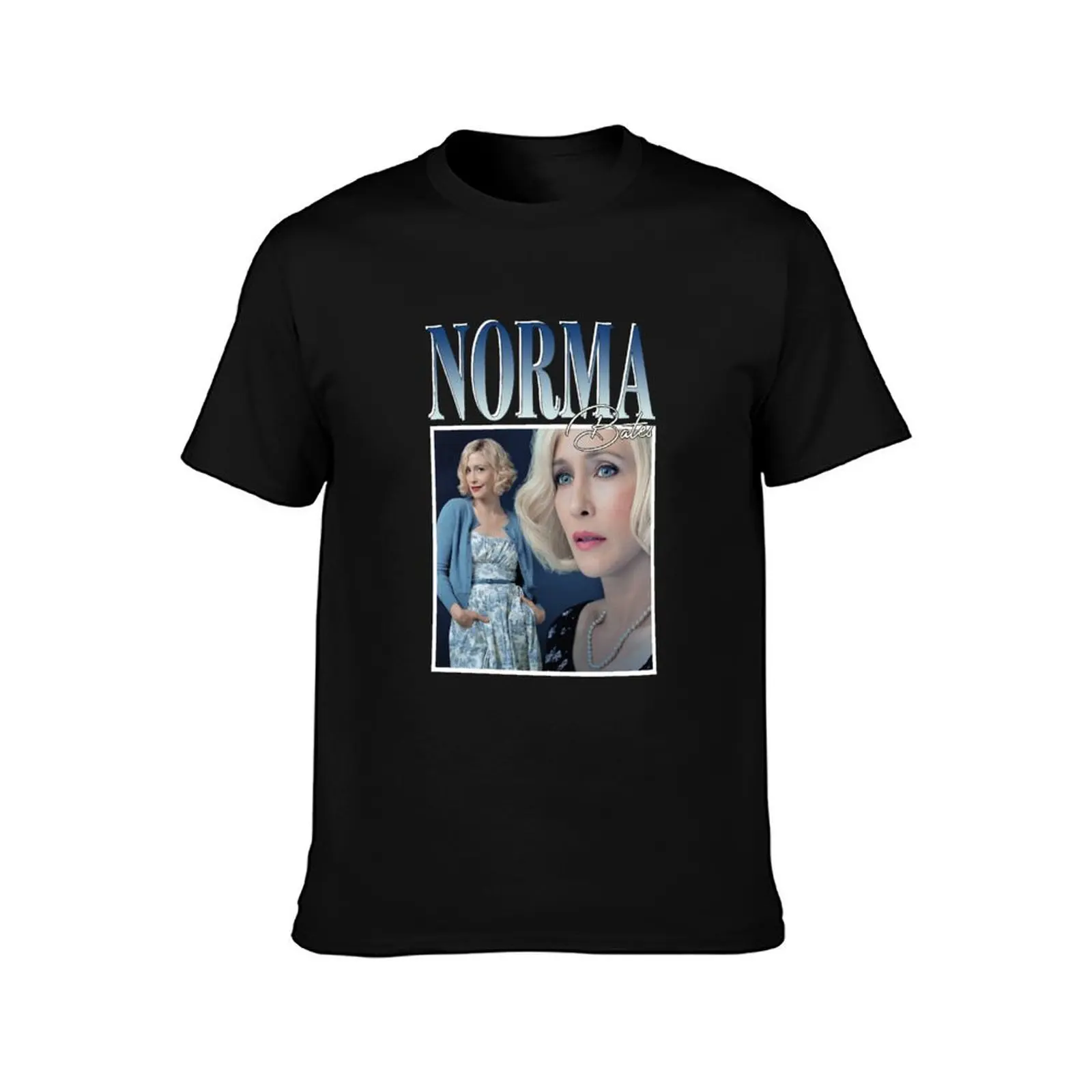 Norma Bates T-Shirt Summer Casual Cotton Tee Oversized Streetwear Tops Vintage Graphic Print Loose Fit Short Sleeve