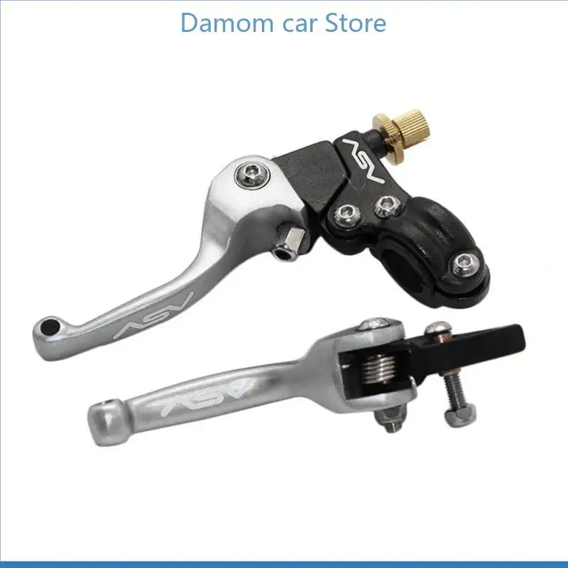 

A2UC ATV Handle Brake Clutch Lever Horn 7/8'' Levers Modified Accessory for Motocross Dirt Pit Bike Mini Bike