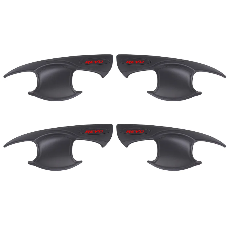 Para Toyota Hilux REVO 2015-2020 Porta Proteção Inserir Porta Handle Bowl Cover Auto Peças ABS Matte Black Acessórios Do Carro