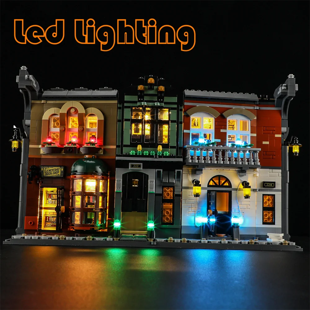 

Lighting Set For LEGO Sherlock Holmes Book Nook Not Include Building Block (Only Led Light Kit)