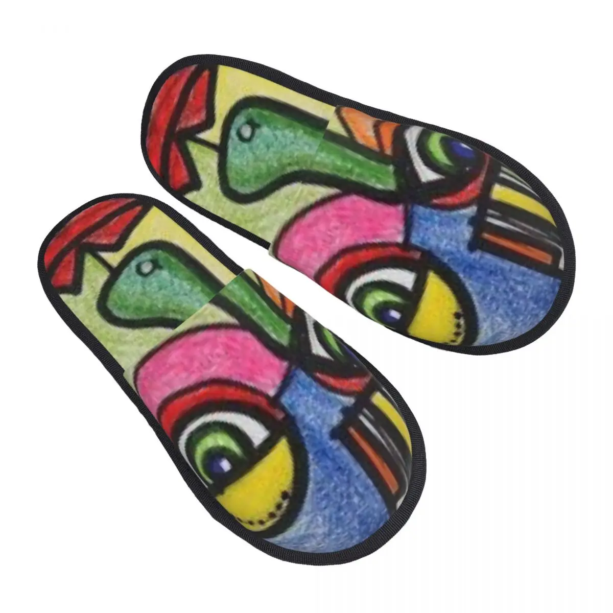 

Custom Print Women Pablo Picasso House Slippers Cozy Warm Memory Foam Fluffy Slipper Indoor Outdoor Shoes