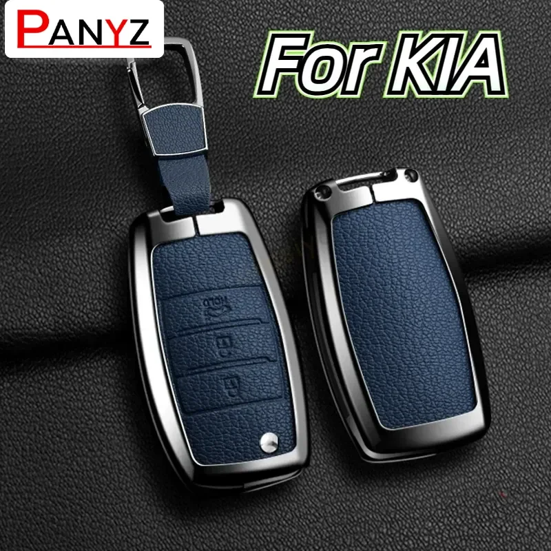 Para kia rio 3 k2 k3 k4 k5 sportage picanto optima soul ceed sorento forte stinger cerato liga de zinco caso chave do carro capa remoto