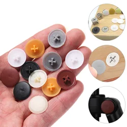 100pcs Plastic Nuts Bolts Covers Exterior Protective Caps Practical Self-tapping Screws Decor Cover Furniture Hardware