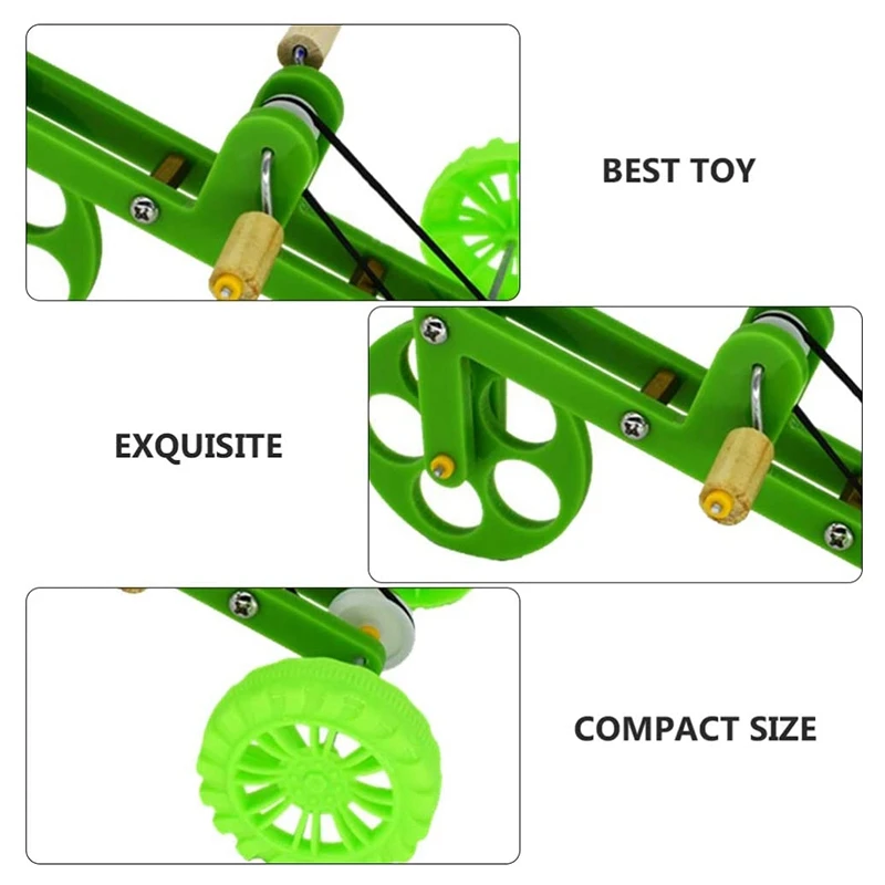 Papegaaientrainingsspeelgoed Minifietsspeelgoed Intelligentietrainingsspeelgoed voor parkiet Valkparkiet (groen)